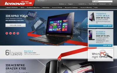lenovo.com in 2013
