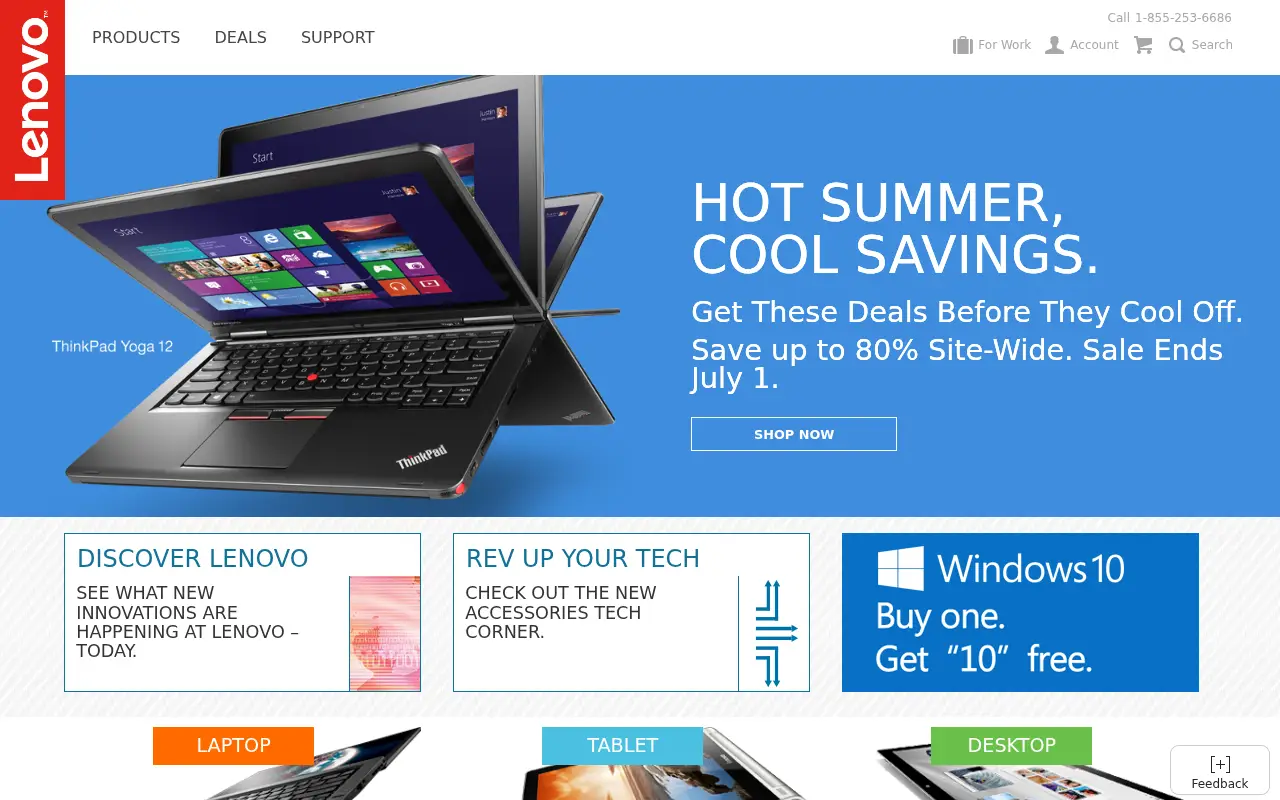 lenovo.com in 2015