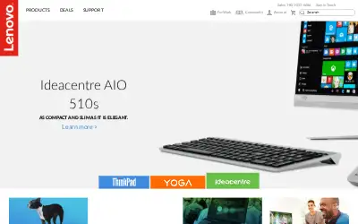 lenovo.com in 2016