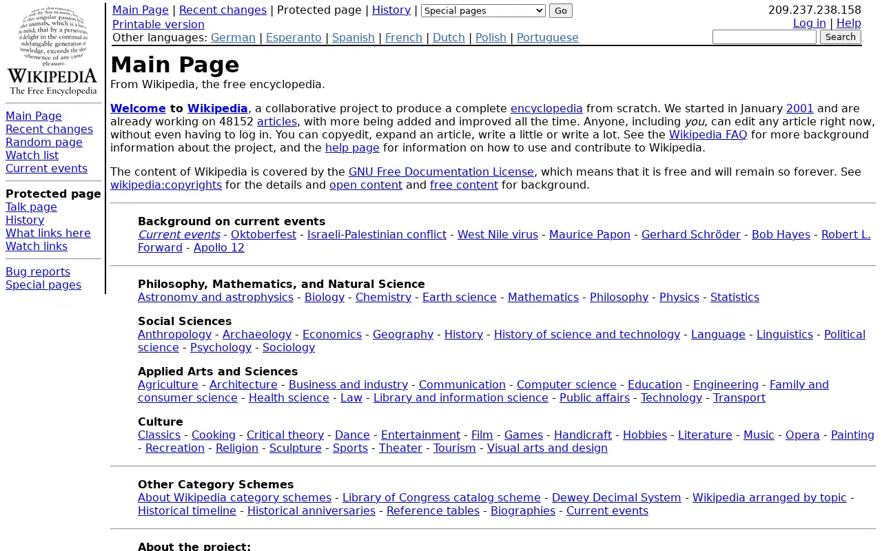 wikipedia.org in 2002