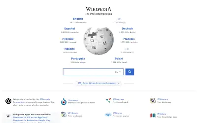 wikipedia.org in 2018