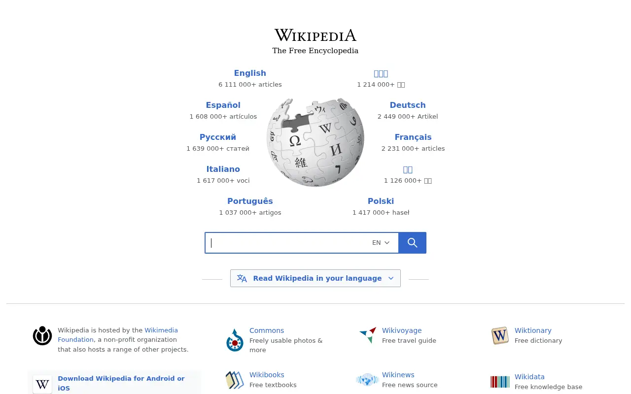 wikipedia.org in 2020