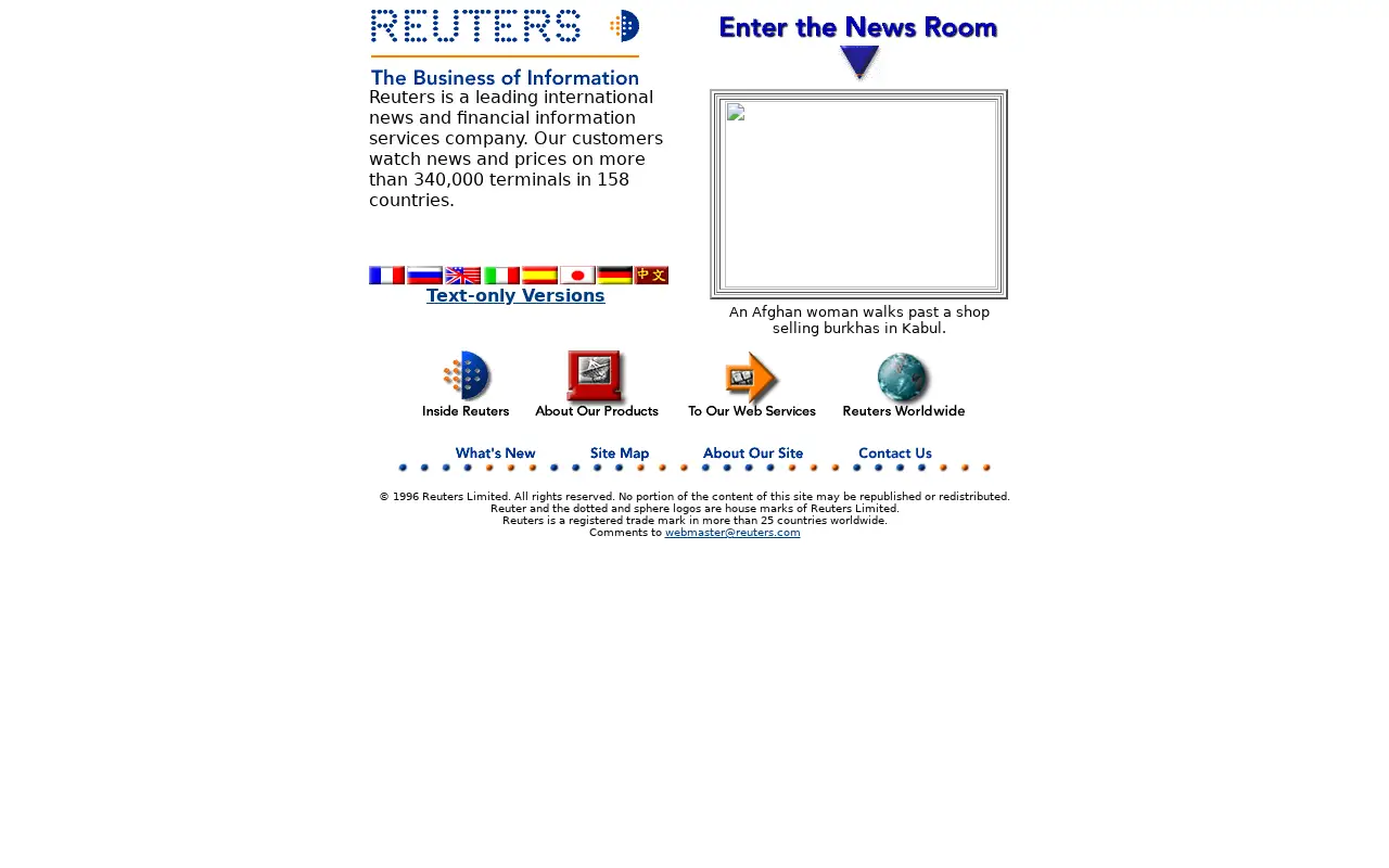 reuters.com in 1996