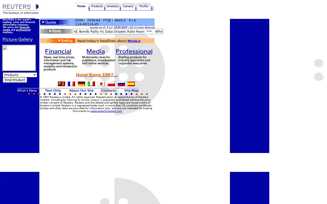 reuters.com on June 7, 1997