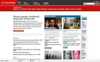 reuters.com in 2010