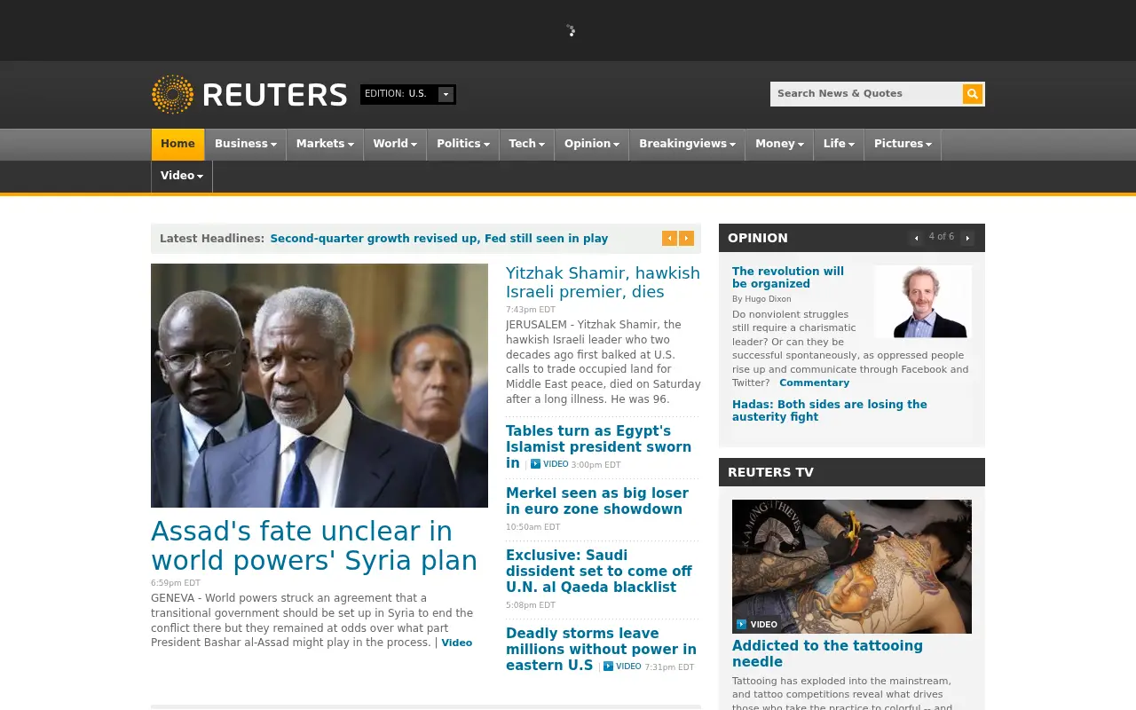 reuters.com on July 1, 2012