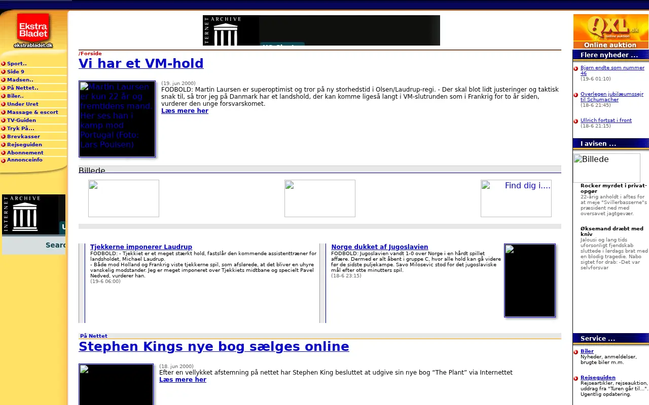 ekstrabladet.dk on June 19, 2000
