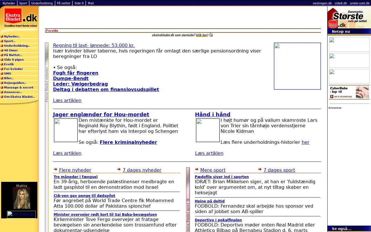 ekstrabladet.dk on January 31, 2002