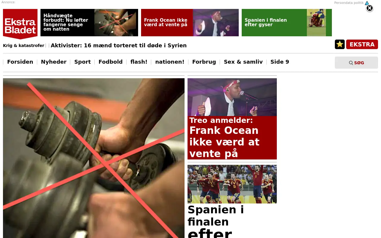 ekstrabladet.dk in 2013