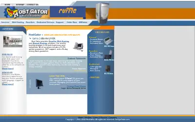 hostgator.com in 2005