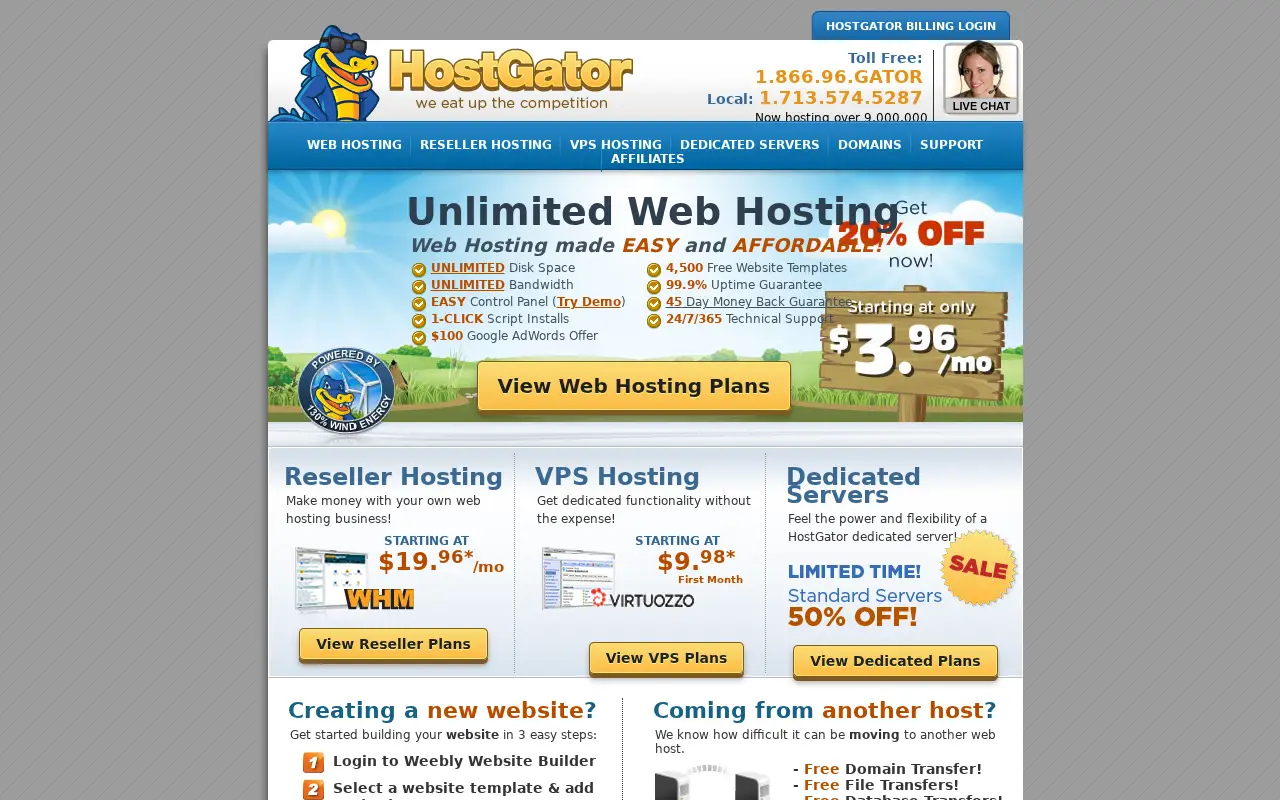 hostgator.com in 2014