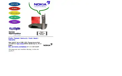 nokia.com in 1996