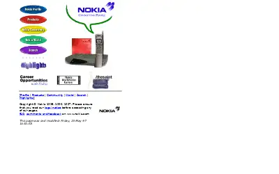 nokia.com in 1997