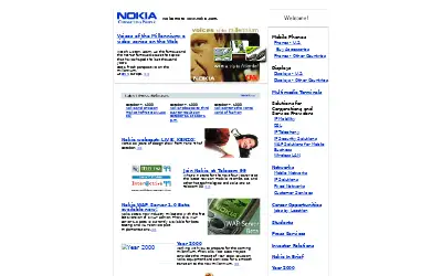 nokia.com in 1999