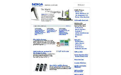 nokia.com in 2000