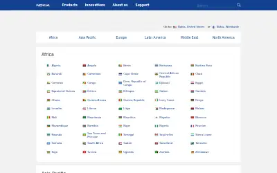 nokia.com in 2013