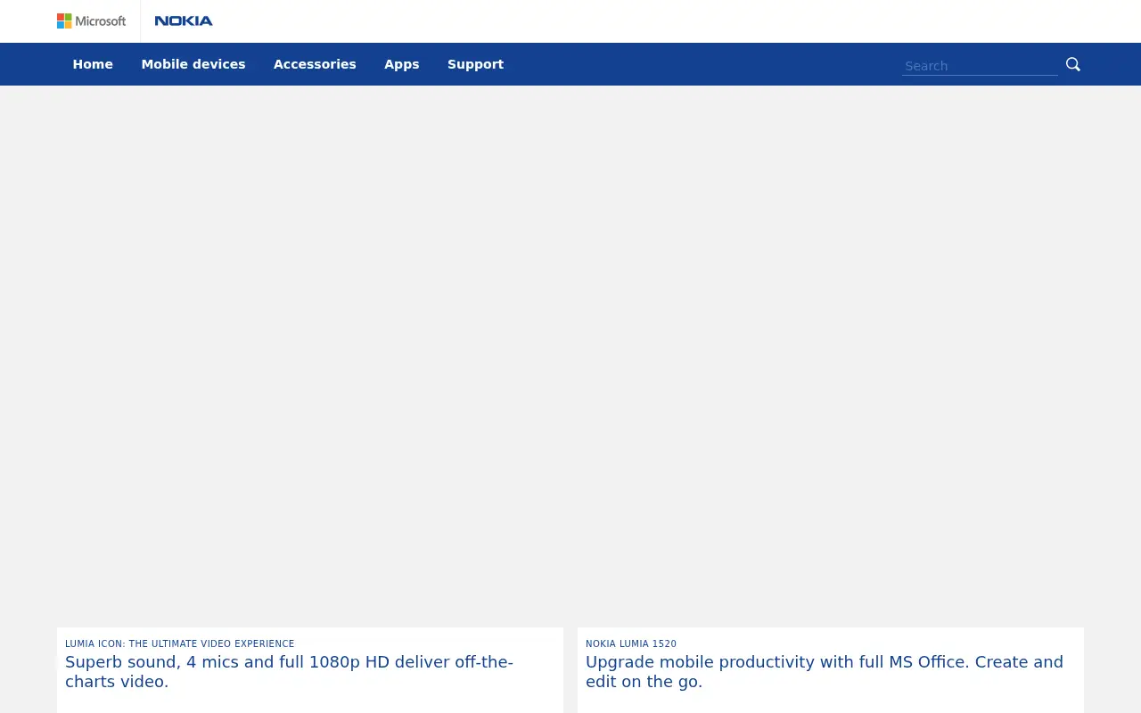 nokia.com in 2014