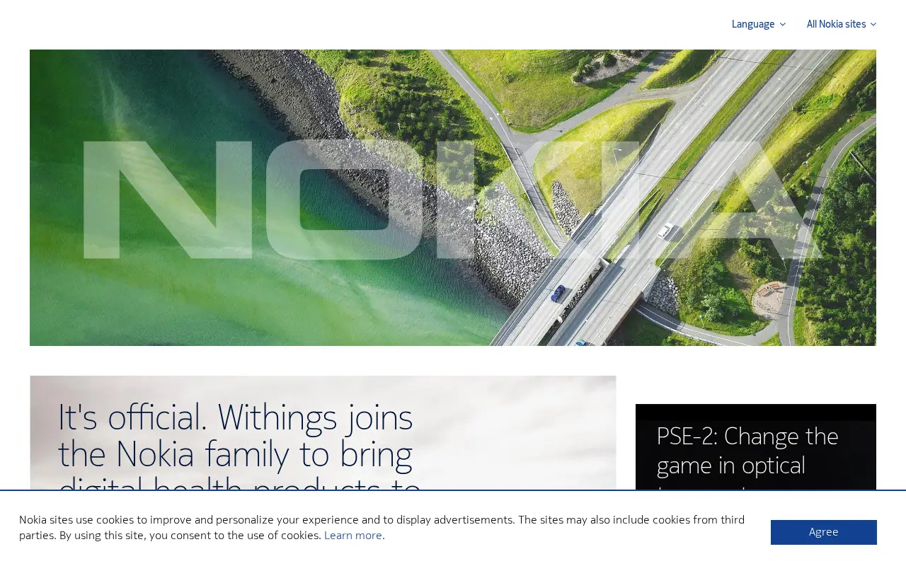 nokia.com in 2016