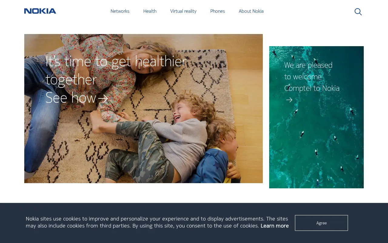 nokia.com in 2017