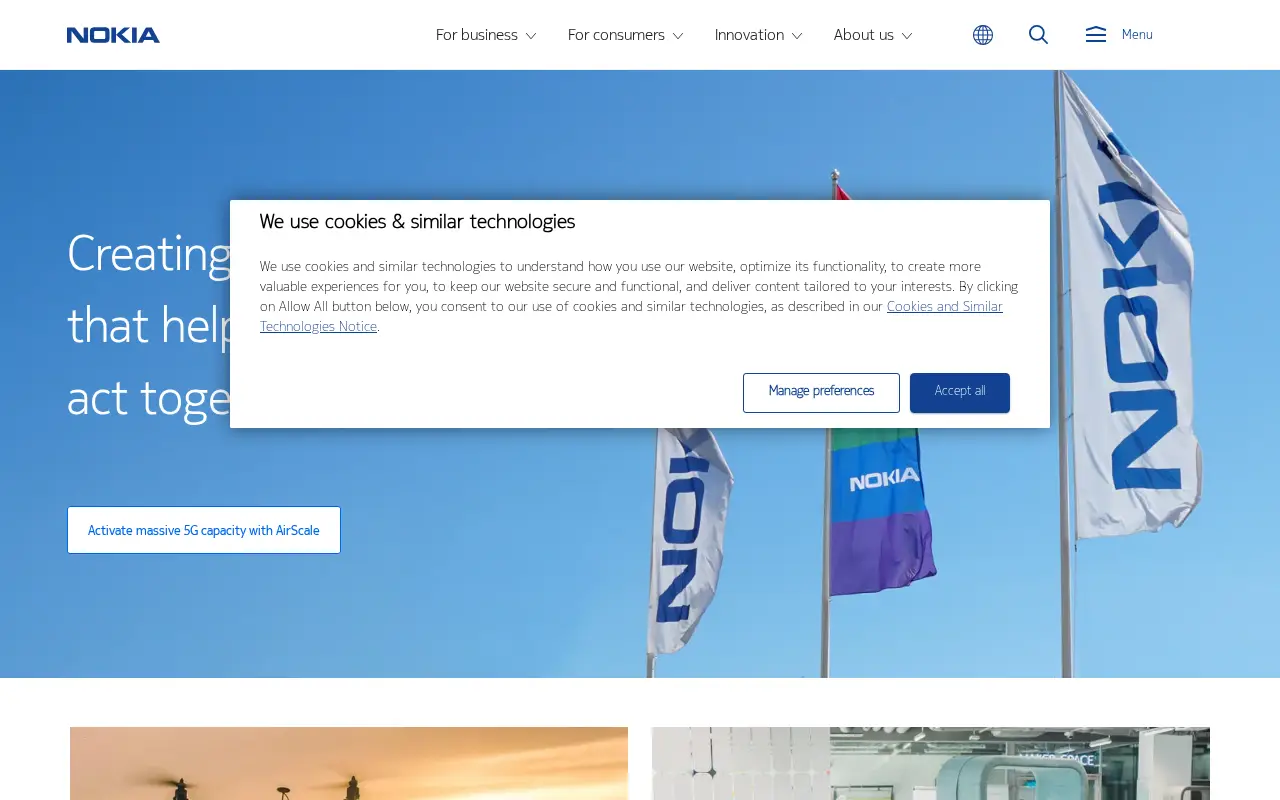 nokia.com in 2021