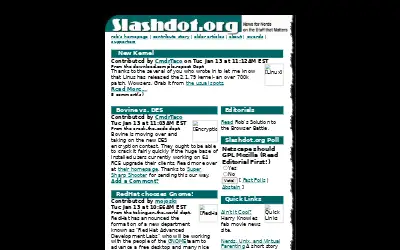 slashdot.org in 1998