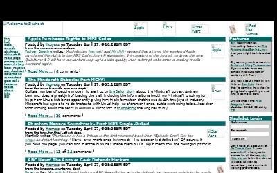 slashdot.org in 1999