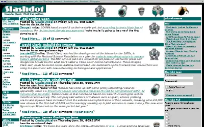 slashdot.org in 2005