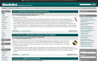 slashdot.org in 2006