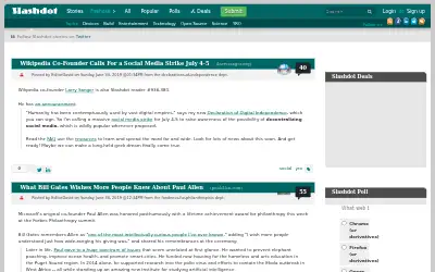 slashdot.org in 2019