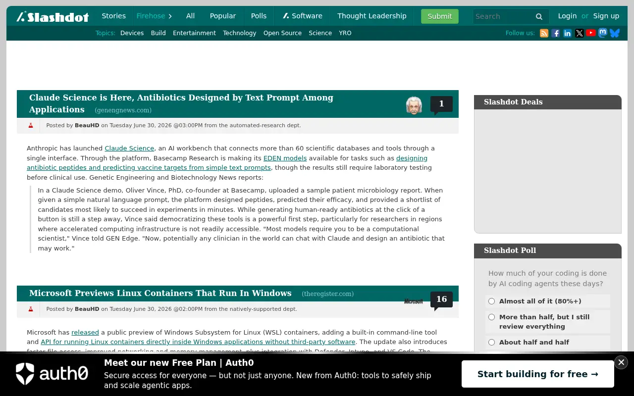 slashdot.org in 2026
