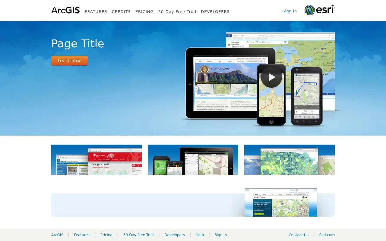 arcgis.com in 2012