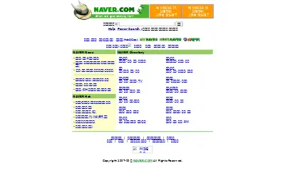 naver.com in 1999