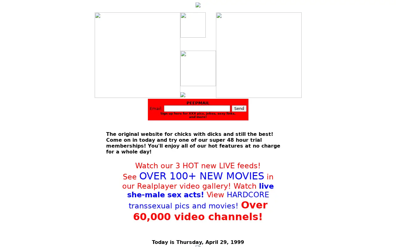 videoxx.com on April 29, 1999
