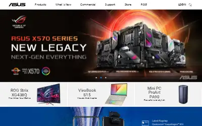 asus.com in 2019