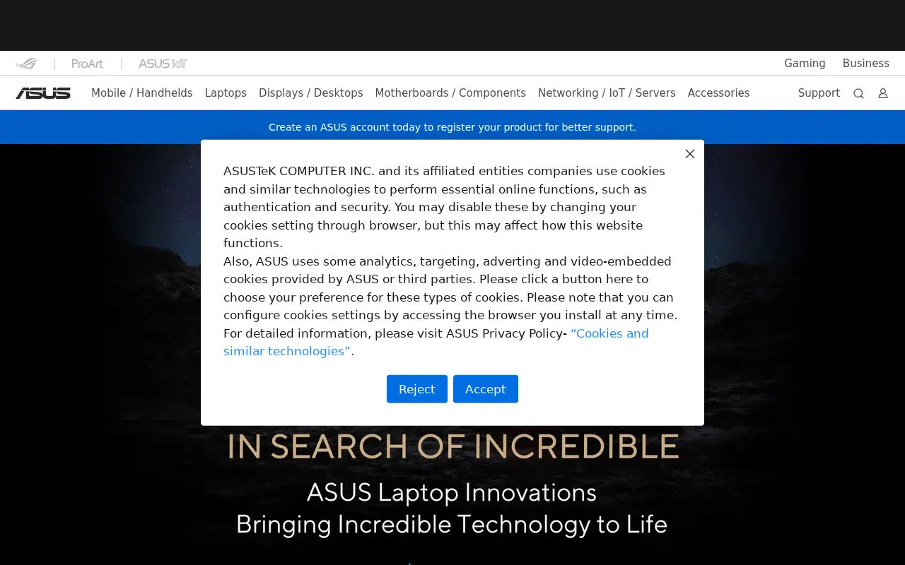asus.com in 2023