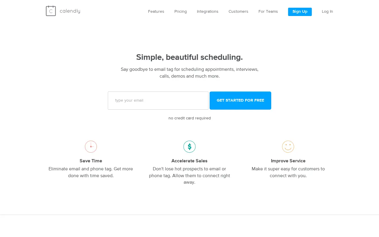 calendly.com in 2016