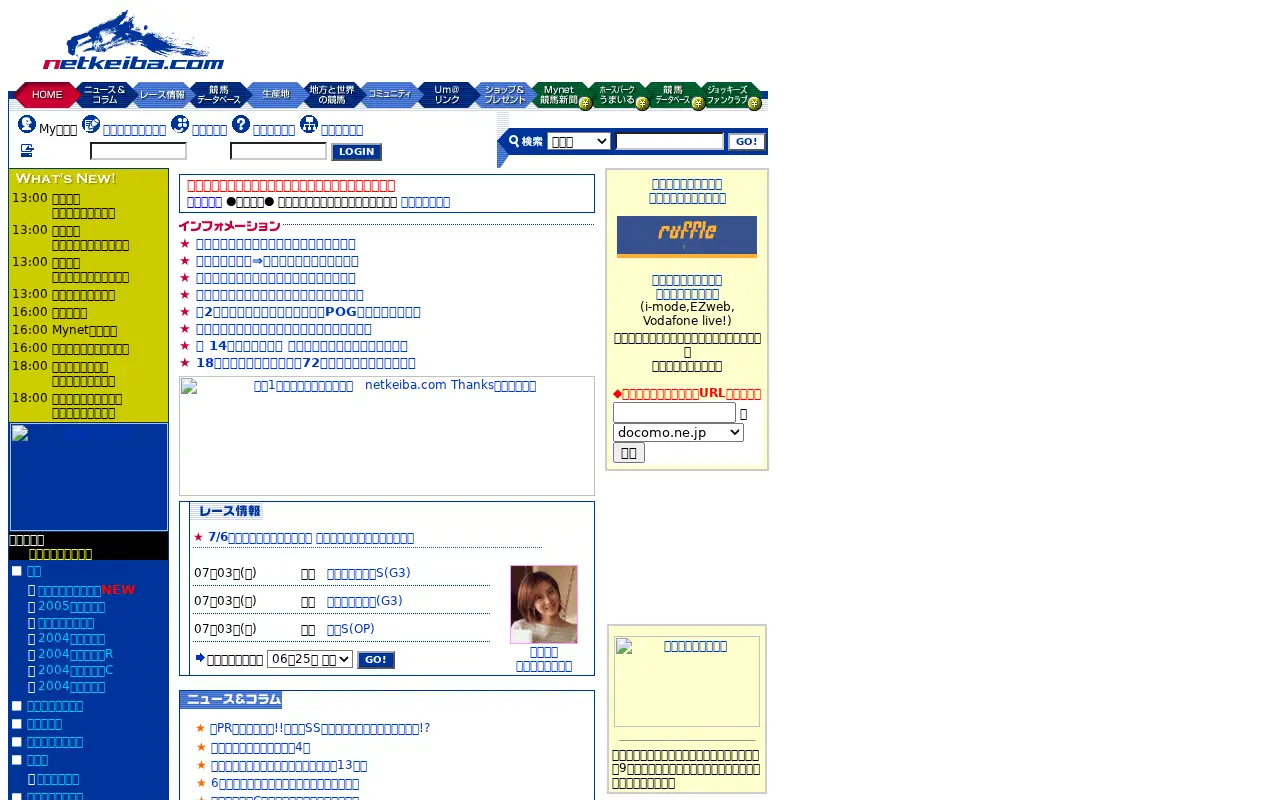 netkeiba.com in 2005