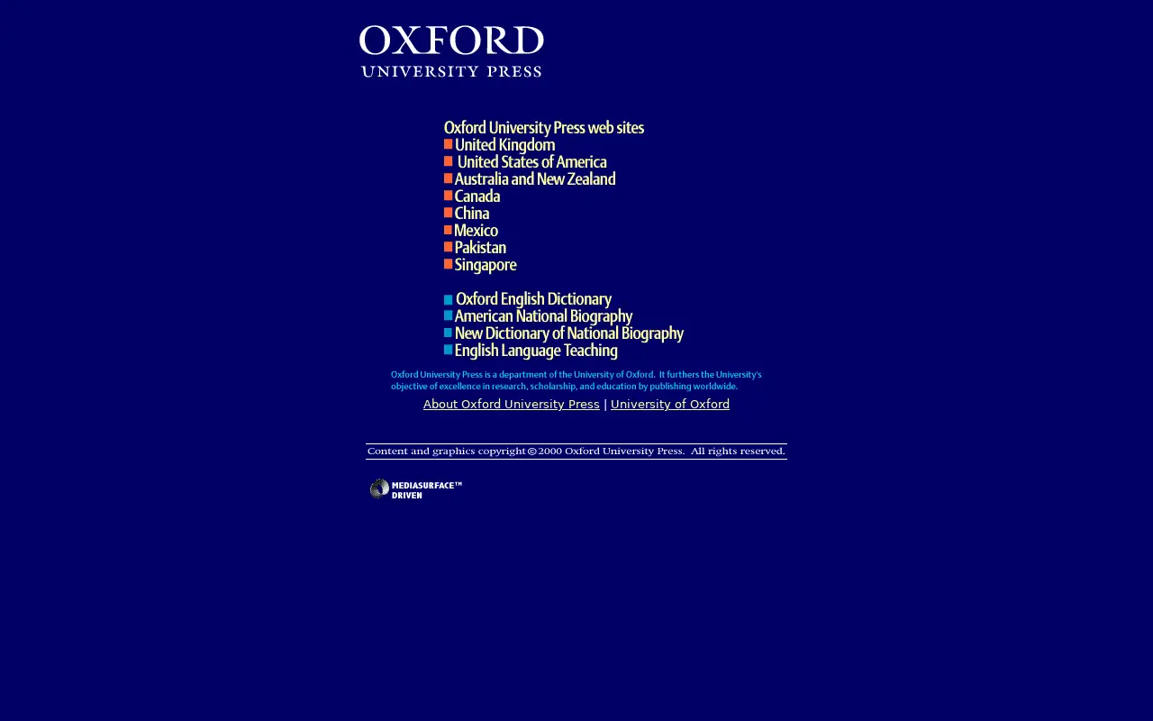 oup.com in 2000