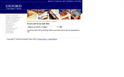 oup.com in 2010