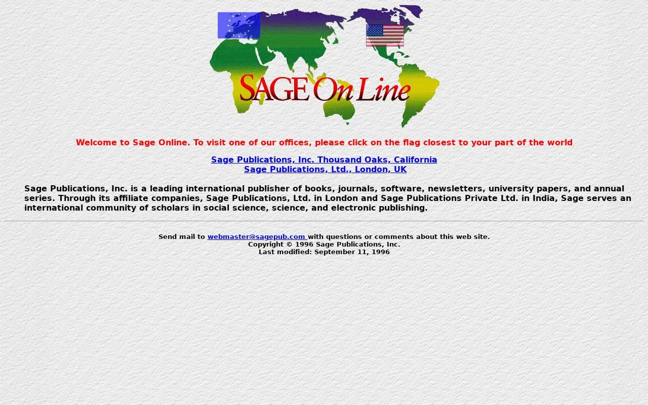 sagepub.com in 1998