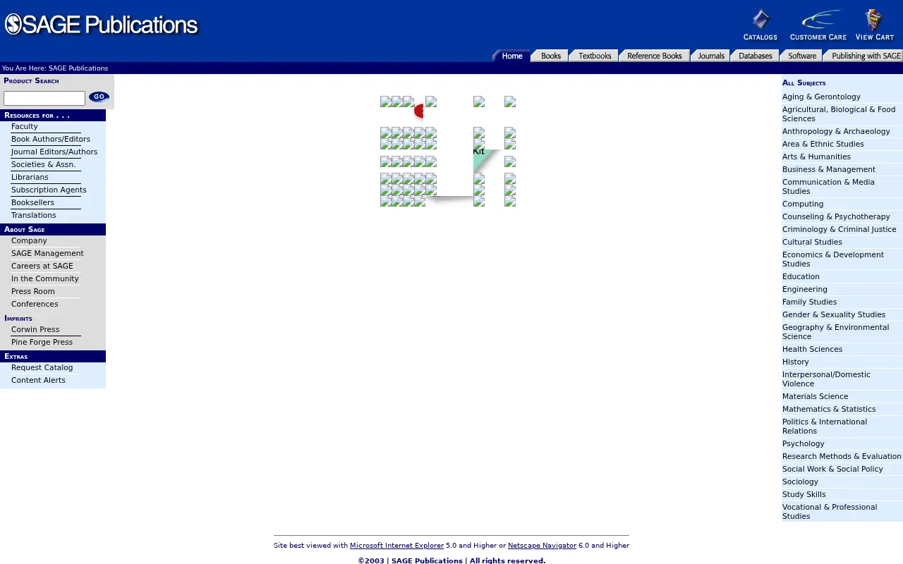 sagepub.com in 2003