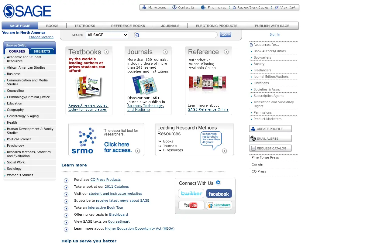 sagepub.com in 2011