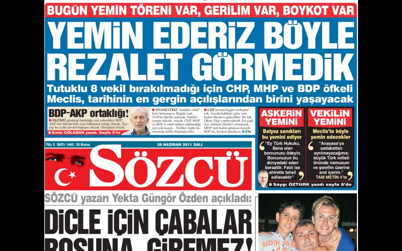 sozcu.com.tr in 2011