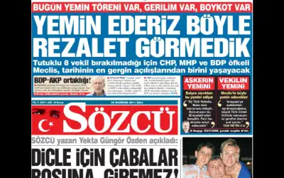 sozcu.com.tr in 2011
