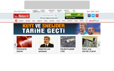 sozcu.com.tr in 2014
