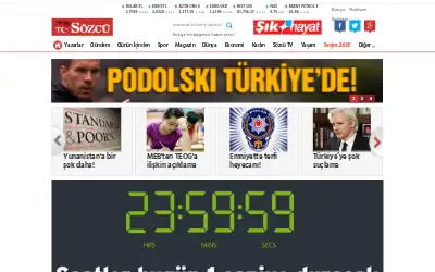 sozcu.com.tr in 2015