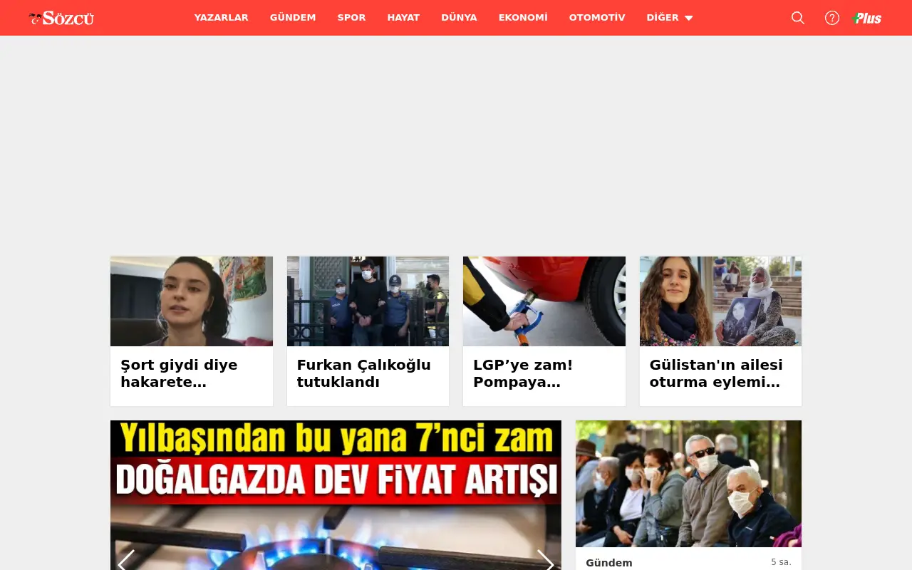 sozcu.com.tr in 2021