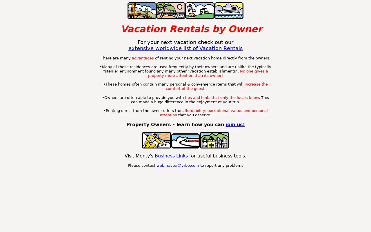 vrbo.com on July 9, 1998