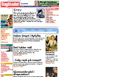 dagbladet.no in 1999