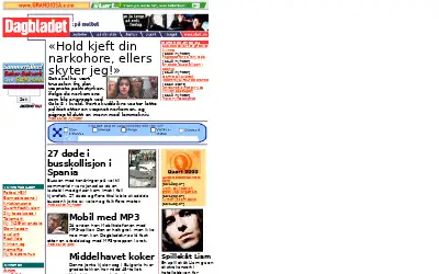 dagbladet.no in 2000